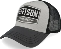 Gasoline Grey/Black A-Frame Trucker - Stetson