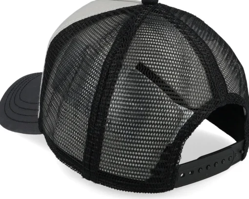 Gasoline Grey/Black A-Frame Trucker - Stetson