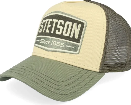 Gasoline Grey/Black A-Frame Trucker - Stetson