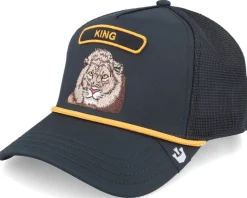 Gb2 Lion The Rocker Relaxed Black A-Frame Trucker - Goorin Bros.
