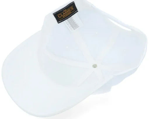 Geometric Logo White Curved Adjustable - Iconic
