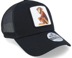 Geometry Monkey Patch Black Trucker - Iconic