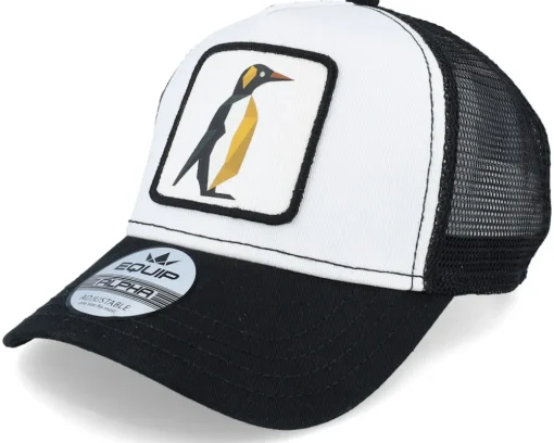 Geometry Panda Patch White/Black Trucker - Iconic
