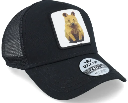 Geometry Quokka Patch Black Trucker - Iconic