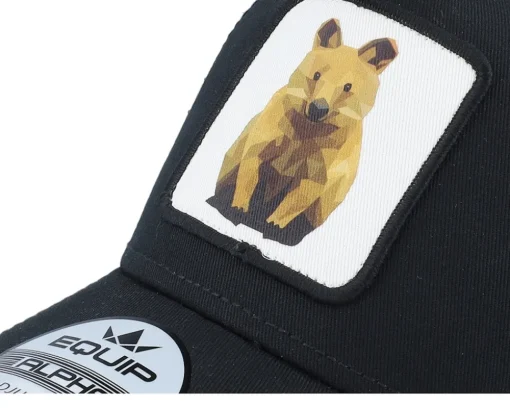 Geometry Quokka Patch Black Trucker - Iconic