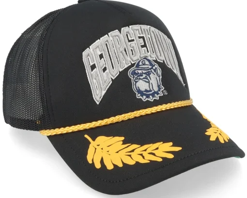 Georgetown Hoyas Gold Leaf Vintage Trucker - Mitchell & Ness