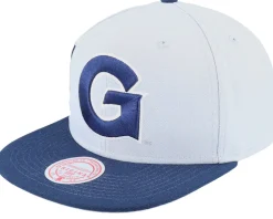 Georgetown Hoyas Jumbotron Ncaa Grey/Navy Snapback - Mitchell & Ness