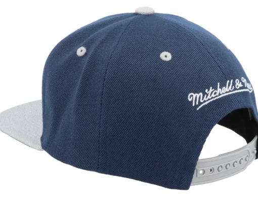 Georgetown Hoyas Monument Blue Snapback - Mitchell & Ness