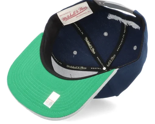 Georgetown Hoyas Monument Blue Snapback - Mitchell & Ness