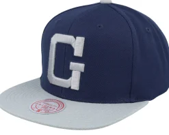 Georgetown Hoyas Team 2 Tone 2.0 Navy/Grey Snapback - Mitchell & Ness