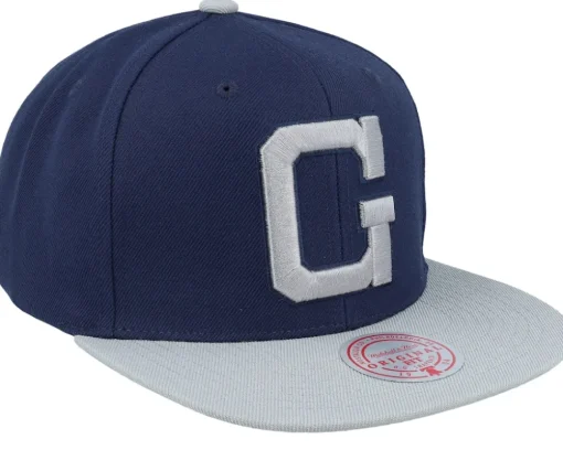 Georgetown Hoyas Team 2 Tone 2.0 Navy/Grey Snapback - Mitchell & Ness