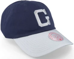 Georgetown Hoyas Team 2 Tone 2.0 Navy/Grey Dad Cap - Mitchell & Ness