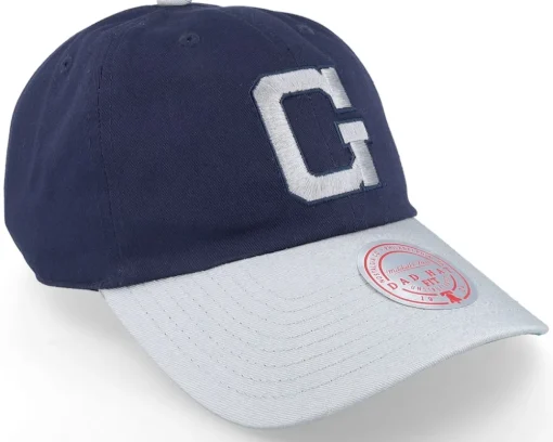 Georgetown Hoyas Team 2 Tone 2.0 Navy/Grey Dad Cap - Mitchell & Ness