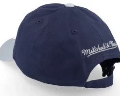 Georgetown Hoyas Team 2 Tone 2.0 Navy/Grey Dad Cap - Mitchell & Ness
