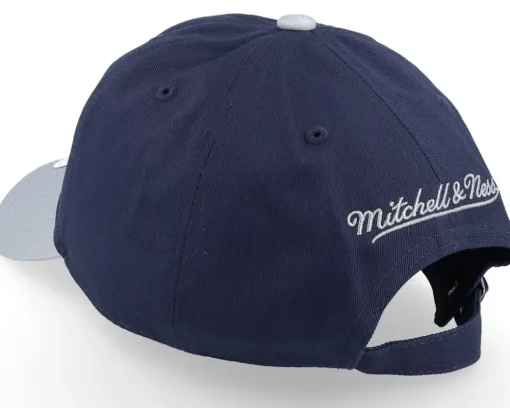 Georgetown Hoyas Team 2 Tone 2.0 Navy/Grey Dad Cap - Mitchell & Ness