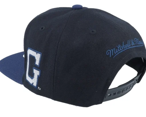 Georgetown Hoyas Team Script 2.0 Black Snapback - Mitchell & Ness