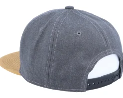 Germany Map Patch Dark Heather Grey/Suede Snapback - Iconic