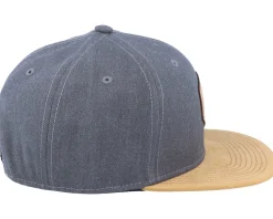 Germany Map Patch Dark Heather Grey/Suede Snapback - Iconic