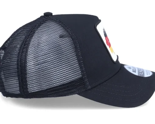 Germany Ripped Flag Patch Beer Black Trucker - Iconic