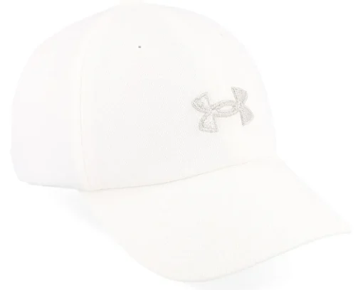 Girl's Blitzing White Dad Cap - Under Armour