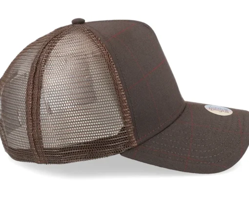 Glencheck Brown Trucker - Djinns