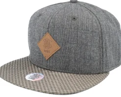 Glencheck Grey Snapback - Djinns