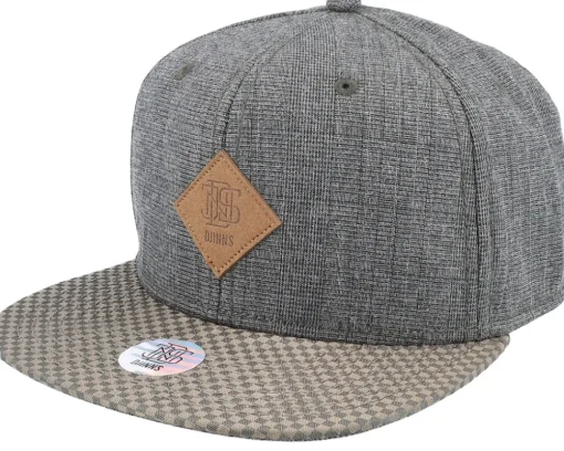 Glencheck Grey Snapback - Djinns