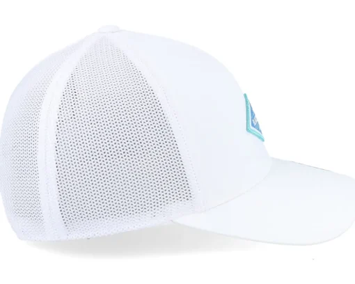 Glow White W White Mesh W Patch Trucker - Black Clover