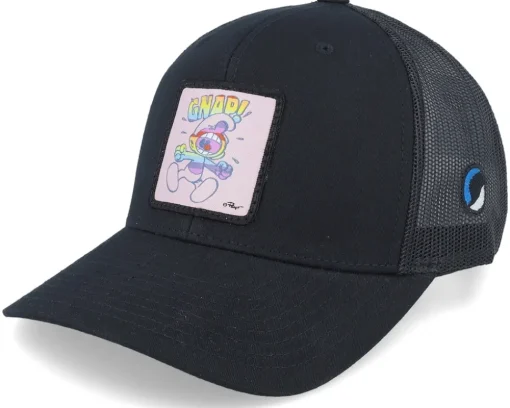 Gnap Smurf Patch Black Trucker - The Smurfs