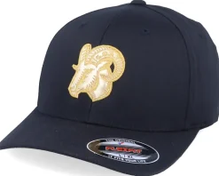 Golden Goat Applique Black Flexfit - Iconic