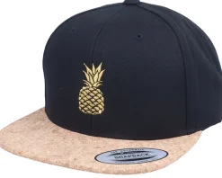Golden Pineapple Black/Cork Snapback - Iconic