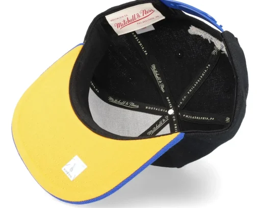 Golden State Warriors 8 Bit Xl Black/Royal Snapback - Mitchell & Ness