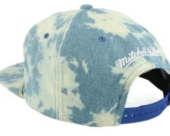 Golden State Warriors Acid Wash Hwc Blue Snapback - Mitchell & Ness