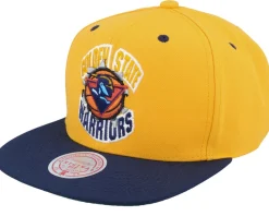 Golden State Warriors Breakthrough Yellow Snapback - Mitchell & Ness