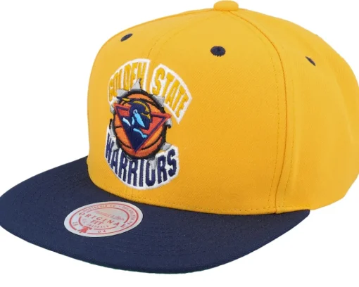 Golden State Warriors Breakthrough Yellow Snapback - Mitchell & Ness