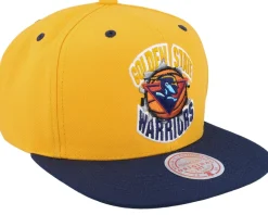 Golden State Warriors Breakthrough Yellow Snapback - Mitchell & Ness
