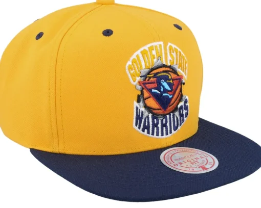 Golden State Warriors Breakthrough Yellow Snapback - Mitchell & Ness