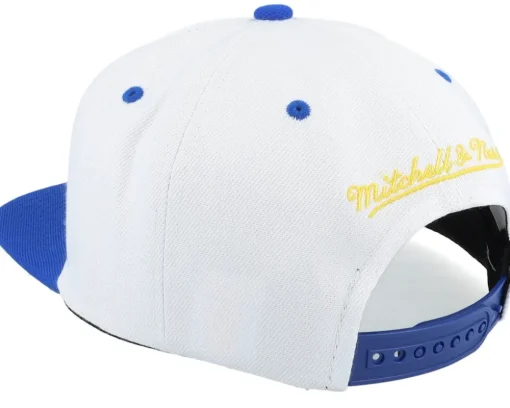 Golden State Warriors Champ Series White/Blue Snapback - Mitchell & Ness