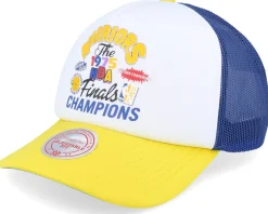 Golden State Warriors Champs Fest White Trucker - Mitchell & Ness