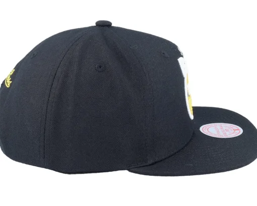 Golden State Warriors Core Basic Black Snapback - Mitchell & Ness