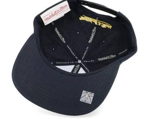 Golden State Warriors Core Basic Black Snapback - Mitchell & Ness