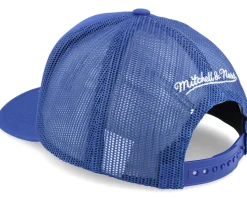 Golden State Warriors Evergreen Blue Trucker - Mitchell & Ness