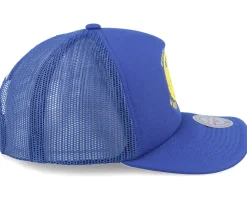 Golden State Warriors Evergreen Blue Trucker - Mitchell & Ness