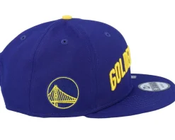 Golden State Warriors 9FIFTY NBA Statement 22 Royal/Yellow Snapback - Mitchell & Ness