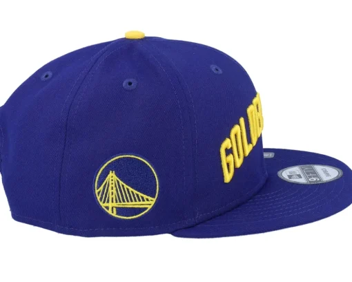 Golden State Warriors 9FIFTY NBA Statement 22 Royal/Yellow Snapback - Mitchell & Ness