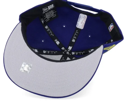 Golden State Warriors 9FIFTY NBA Statement 22 Royal/Yellow Snapback - Mitchell & Ness