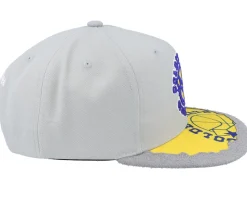Golden State Warriors Munch Time Hwc Grey Snapback - Mitchell & Ness