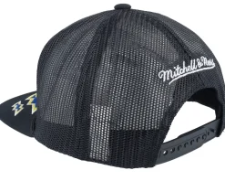 Golden State Warriors Recharge Black Trucker - Mitchell & Ness