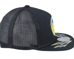 Golden State Warriors Recharge Black Trucker - Mitchell & Ness