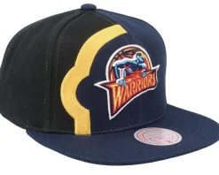 Golden State Warriors Retroline Navy Snapback - Mitchell & Ness
